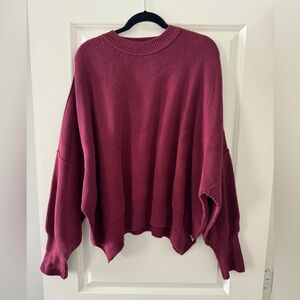 Free People Easy Street Tunic in Burgundy